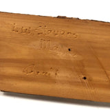 SOLD Delicately Carved and Painted Perched Quail by Maine Carver L.W Slevans