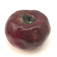 Kid Made Excellent Red Pottery Apple