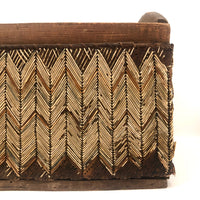 Stunning 19th Century Mi'kmaq Birch Covered, Porcupine Quill Decorated Box