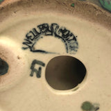 Wonderful 1920s Weller Pottery Frog on Lily Pad Planter - repaired, but great