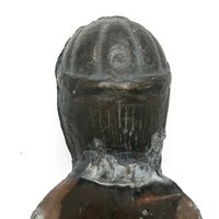 Antique Copper Sulky Driver from Old Weathervane