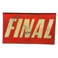 Evocative American Standard FINAL / FILTER Sign