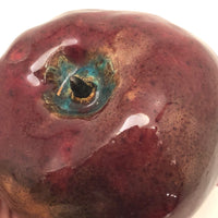 Kid Made Excellent Red Pottery Apple