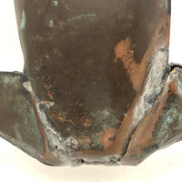 Antique Copper Sulky Driver from Old Weathervane
