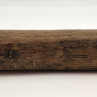 Old Kitchen Chopper with Wood Handle and Forged Steel Blade