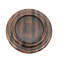Finely Crafted Antique Treen Round Lidded Box