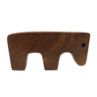 Pair of Vintage Swiss Wooden Cutout Animals in the Manner of Antonio Vitali