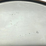 Large Antique Beveled Glass Wood Framed Hand Mirror