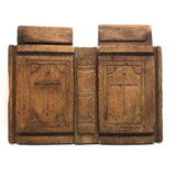 SOLD Curious Old Hand-carved Bible-Shaped Wooden Mold