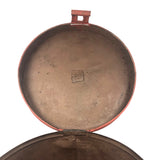 Great Old "13" Painted Lidded Metal Bucket