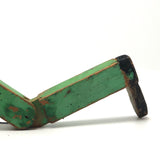 Wonderful Old Handmade Jig Figure with Original Blue and Green Paint