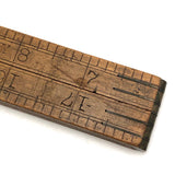 Stanley Boxwood and Brass 24 Inch Folding Ruler