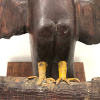 C. 1920s Folk Art Eagle by Everett Pratt, Freeport, Maine