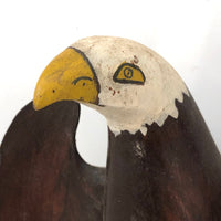 C. 1920s Folk Art Eagle by Everett Pratt, Freeport, Maine