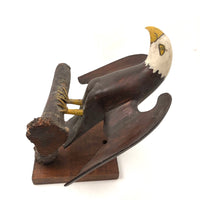 C. 1920s Folk Art Eagle by Everett Pratt, Freeport, Maine