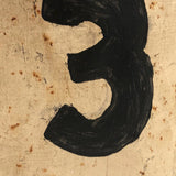 Great Old "13" Painted Lidded Metal Bucket