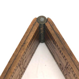 Stanley Boxwood and Brass 24 Inch Folding Ruler