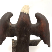 C. 1920s Folk Art Eagle by Everett Pratt, Freeport, Maine