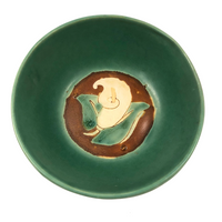 1940s San José Mission Pottery Calla Lily Bowl