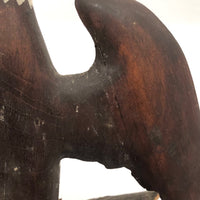 C. 1920s Folk Art Eagle by Everett Pratt, Freeport, Maine