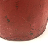 Great Old "13" Painted Lidded Metal Bucket