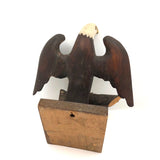 C. 1920s Folk Art Eagle by Everett Pratt, Freeport, Maine