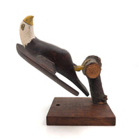 C. 1920s Folk Art Eagle by Everett Pratt, Freeport, Maine