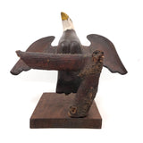 C. 1920s Folk Art Eagle by Everett Pratt, Freeport, Maine