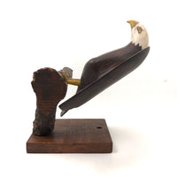 C. 1920s Folk Art Eagle by Everett Pratt, Freeport, Maine
