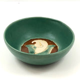 1940s San José Mission Pottery Calla Lily Bowl