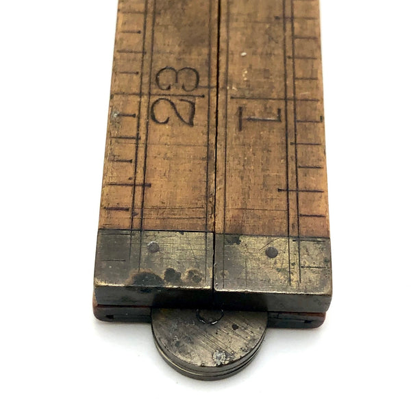 Antique Stanley 24 Inch Folding Ruler. 