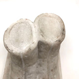 Naively Carved Marble Child's Boots