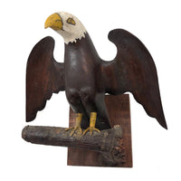 C. 1920s Folk Art Eagle by Everett Pratt, Freeport, Maine