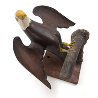 C. 1920s Folk Art Eagle by Everett Pratt, Freeport, Maine