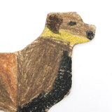 Willis's Wonderful Crayon Drawn Paper Cutout Dog