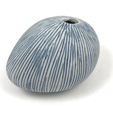 Stunning Little Blue and White Porcelain Bud Vase