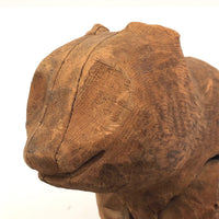 Very Old, Carved and Jointed Large Bear with Great Smile!