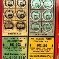 Smash The Fifth Column, WW2 Pull Tab Lottery Type Game