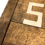 CRAF-T SUPPLIES Hand-Painted Sign on Old Breadboard