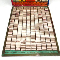Smash The Fifth Column, WW2 Pull Tab Lottery Type Game