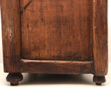 Charming Large Two Drawer Tabletop Folk Art Chest with Mirror