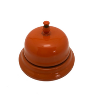 Bright Orange 1950s Countertop Bell