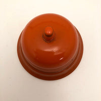 Bright Orange 1950s Countertop Bell