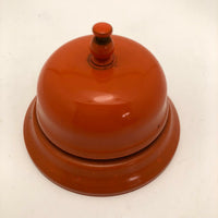 Bright Orange 1950s Countertop Bell