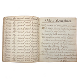 Horatio Crane Penmanship Notebook, 1816, Boston MA