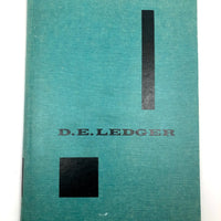 Unused Great Looking D.E. Ledger Hardcover Ledger Book with Alpha Index