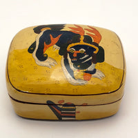 Lacquer Box with Fantastical Creature Handmade in Kashmir, India