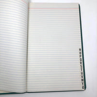 Unused Great Looking D.E. Ledger Hardcover Ledger Book with Alpha Index