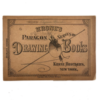 SOLD Agnes Raiche's Completed Krone's 1882 Primary Course Drawing Book