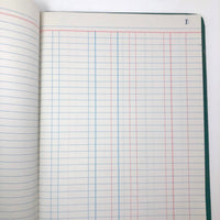 Unused Great Looking D.E. Ledger Hardcover Ledger Book with Alpha Index